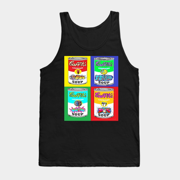 Graffiti Soup Pop art 2 Tank Top by LowEndGraphics